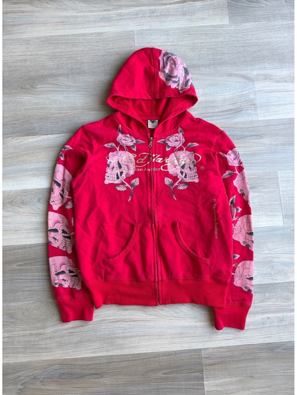 Vintage Y2K Ed Hardy x Christian Audigier Graphic Hoodie